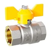 Кран шаровой газовый LD Pride 1/2 ВР(г) х 1/2 ВР(г) бабочка (LD 47.360.15)