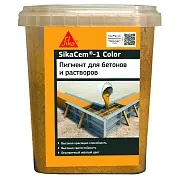 Краситель для бетона для кладочных и штукатурных смесей Sika SikaCem-1 желтый 0,5 кг Краситель для бетона для кладочных и штукатурных смесей Sika SikaCem-1 желтый 0,5 кг