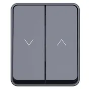 Выключатель жалюзи Systeme Electric AtlasDesign Profi54 двухклавишный накладной антрацит (ATN544019) Выключатель жалюзи Systeme Electric AtlasDesign Profi54 двухклавишный накладной антрацит (ATN544019)