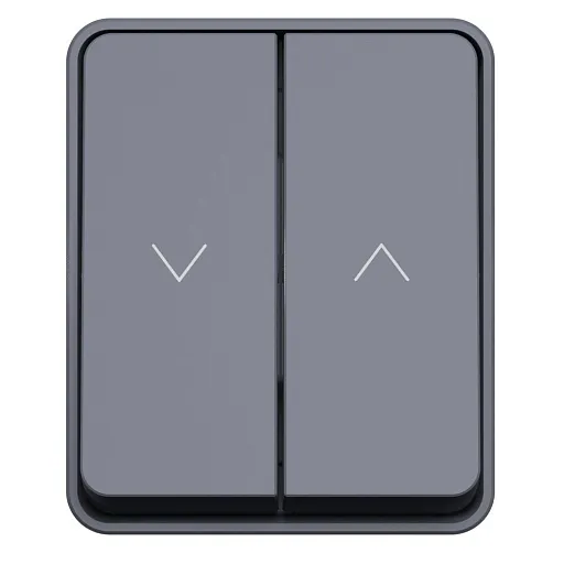 Выключатель жалюзи Systeme Electric AtlasDesign Profi54 двухклавишный накладной антрацит (ATN544019) Выключатель жалюзи Systeme Electric AtlasDesign Profi54 двухклавишный накладной антрацит (ATN544019)