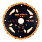 Диск пильный универсальный Hilberg Vezdehod 216х30х2,35 мм 60 зубьев (HV218) Диск пильный универсальный Hilberg Vezdehod 216х30х2,35 мм 60 зубьев (HV218)
