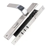 Замок врезной Punto LOCKSET90.ORION.4585-3 SN/CP для входной двери под цилиндр матовый никель/хром 5 ключей Замок врезной Punto LOCKSET90.ORION.4585-3 SN/CP для входной двери под цилиндр матовый никель/хром 5 ключей