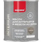 Масло Neomid Interior для дерева палисандр шелковисто-матовое 0,75 л Масло Neomid Interior для дерева палисандр шелковисто-матовое 0,75 л