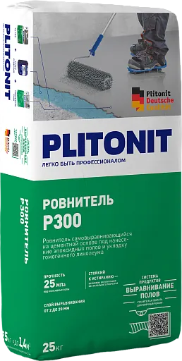 Ровнитель для пола Plitonit Р300 25 кг