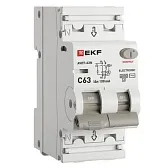 Автомат дифференциальный EKF PROxima АВДТ-63N 63А 1P+N тип AC 100 мА 6 кА (D63N26E63C100) Автомат дифференциальный EKF PROxima АВДТ-63N 63А 1P+N тип AC 100 мА 6 кА (D63N26E63C100)