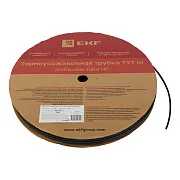 Трубка термоусадочная EKF ТУТ 4/2 мм черная (200 м) Трубка термоусадочная EKF ТУТ 4/2 мм черная (200 м)