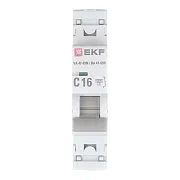 Автоматический выключатель модульный EKF PROxima ВА 47-63N 1P 16А тип C 6 кА 230 В (M636116C) Автоматический выключатель модульный EKF PROxima ВА 47-63N 1P 16А тип C 6 кА 230 В (M636116C)