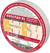 Лента клейкая Изоспан KL двусторонняя для пароизоляции 15 мм x 50 м Лента клейкая Изоспан KL двусторонняя для пароизоляции 15 мм x 50 м