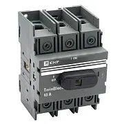 Выключатель-разъединитель EKF TwinBlock 3P 63А 400-690 В на монтажную плату (tb-63-3p-f) Выключатель-разъединитель EKF TwinBlock 3P 63А 400-690 В на монтажную плату (tb-63-3p-f)