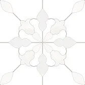 Керамогранит Monopole Aramis White 187х187х8 мм (23 шт.=0,805 кв.м)