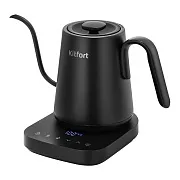 Электрический чайник Kitfort КТ-6761 0,8 л для приготовления кофе черный Электрический чайник Kitfort КТ-6761 0,8 л для приготовления кофе черный