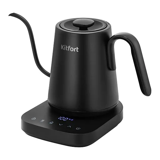 Электрический чайник Kitfort КТ-6761 0,8 л для приготовления кофе черный Электрический чайник Kitfort КТ-6761 0,8 л для приготовления кофе черный