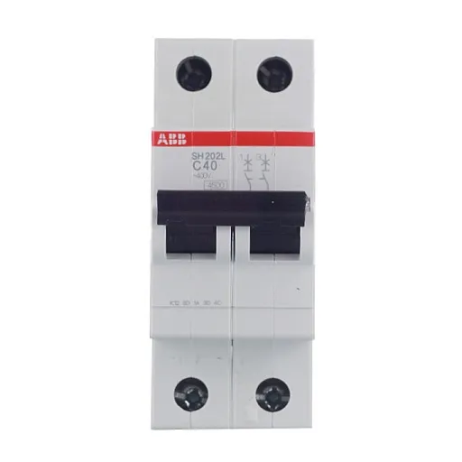 Автоматический выключатель модульный ABB SH202 2P 40А тип C 6 кА 400 В (2CDS212001R0404) Автоматический выключатель модульный ABB SH202 2P 40А тип C 6 кА 400 В (2CDS212001R0404)