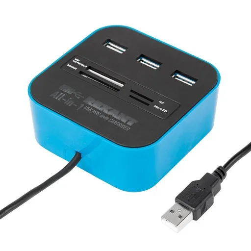 Разветвитель USB 2.0 Rexant на 3 порта (18-4121) Разветвитель USB 2.0 Rexant на 3 порта (18-4121)
