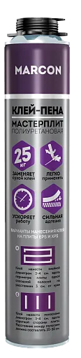 Клей-пена для пенополистирола Мастерплит 750 мл