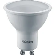 Лампа светодиодная Navigator GU10 3000К 7 Вт 525 Лм 230 В софит матовая Лампа светодиодная Navigator GU10 3000К 7 Вт 525 Лм 230 В софит матовая