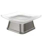 Мыльница для ванной WasserKraft K-5400Nickel настольная стекло/металл никель (K-5429N) Мыльница для ванной WasserKraft K-5400Nickel настольная стекло/металл никель (K-5429N)