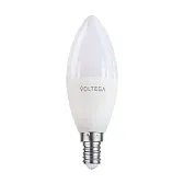 Лампа умная Voltega Wi-Fi bulbs светодиодная диммируемая E14 5 Вт теплый/холодный 2700-6500 К IP20 свеча Лампа умная Voltega Wi-Fi bulbs светодиодная диммируемая E14 5 Вт теплый/холодный 2700-6500 К IP20 свеча