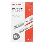 Маркеры кабельные самоклеящиеся Rexant цифры от 0 до 9 (07-6201) Маркеры кабельные самоклеящиеся Rexant цифры от 0 до 9 (07-6201)