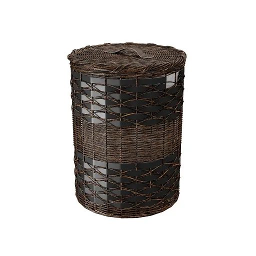 Корзина для белья WasserKraft Bever 360х280х480 мм 105,8 л коричневая (WB-240-M) Корзина для белья WasserKraft Bever 360х280х480 мм 105,8 л коричневая (WB-240-M)
