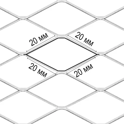 Сетка штукатурная ЦПВС оцинкованная 20х20 мм 1х15 м рулон Сетка штукатурная ЦПВС оцинкованная 20х20 мм 1х15 м рулон