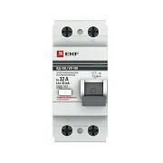 УЗО EKF PROxima ВД-100N 32А 2P тип AC 30 мА 6 кА (E1026M3230) УЗО EKF PROxima ВД-100N 32А 2P тип AC 30 мА 6 кА (E1026M3230)