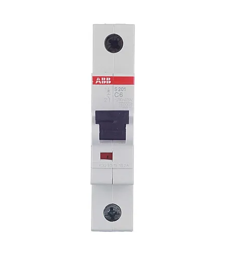 Автоматический выключатель модульный ABB S201 1P 6А тип C 6 кА 220 В (2CDS251001R0064) Автоматический выключатель модульный ABB S201 1P 6А тип C 6 кА 220 В (2CDS251001R0064)