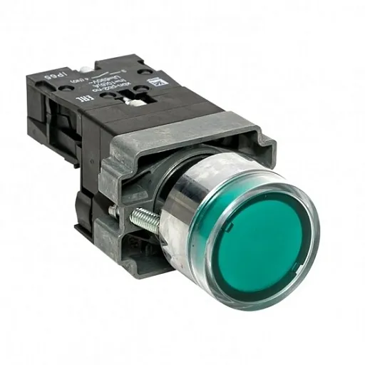 Кнопка плоская EKF PROxima ВА31 230 В IP65 без фиксации с подсветкой зеленая (xb2-bw31-230-65) Кнопка плоская EKF PROxima ВА31 230 В IP65 без фиксации с подсветкой зеленая (xb2-bw31-230-65)