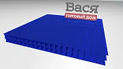 Сотовый поликарбонат ULTRAMARIN 16 мм синий Сотовый поликарбонат ULTRAMARIN 16 мм синий