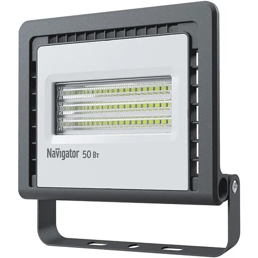 Прожектор cветодиодный Navigator NFL-01-50 6500К 50 Вт IP65 черный Прожектор cветодиодный Navigator NFL-01-50 6500К 50 Вт IP65 черный