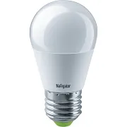 Лампа умная Navigator светодиодная диммируемая Е27 7 Вт RGB 2700-6500 К IP20 шар Лампа умная Navigator светодиодная диммируемая Е27 7 Вт RGB 2700-6500 К IP20 шар