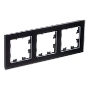 Рамка Systeme Electric AtlasDesign Nature трехместная черная (ATN361003) Рамка Systeme Electric AtlasDesign Nature трехместная черная (ATN361003)