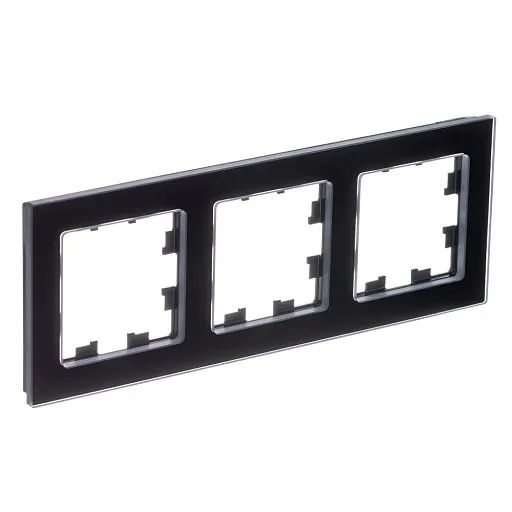 Рамка Systeme Electric AtlasDesign Nature трехместная черная (ATN361003) Рамка Systeme Electric AtlasDesign Nature трехместная черная (ATN361003)