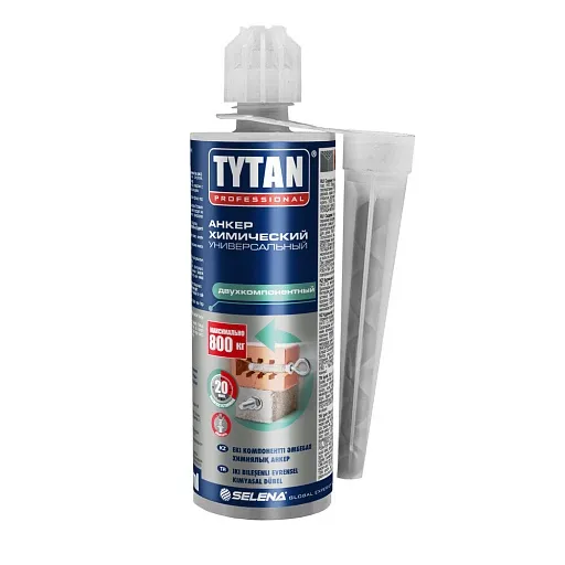 Химический анкер инжекционная масса 165 мл полиэстровая смола Tytan Professional Химический анкер инжекционная масса 165 мл полиэстровая смола Tytan Professional