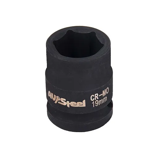 Головка торцевая ударная AV Steel 1/2х19 мм шестигранная (AV-720019) Головка торцевая ударная AV Steel 1/2х19 мм шестигранная (AV-720019)