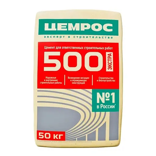 Цемент Евроцемент М500 Д0 50 кг