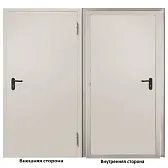 Дверь противопожарная Промет ДП-EIS-60 глухая правая серый RAL 7035 950х2050 мм