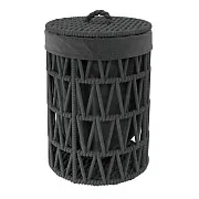 Корзина для белья WasserKraft Mosel 460х460х610 мм 129,1 л черная (WB-460-L)