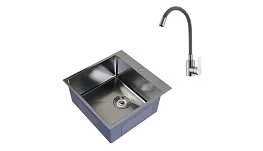 Мойка для кухни Mixline Pro 50х50х20 см врезная с сифоном со смесителем Corsa Deco Vega Steel с гибким изливом сталь сатин (556573/966367) Мойка для кухни Mixline Pro 50х50х20 см врезная с сифоном со смесителем Corsa Deco Vega Steel с гибким изливом сталь сатин (556573/966367)