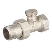 Клапан запорный Valtec 3/4 НР(ш) х 3/4 ВР(г) для радиатора (VT.020.N.05) Клапан запорный Valtec 3/4 НР(ш) х 3/4 ВР(г) для радиатора (VT.020.N.05)