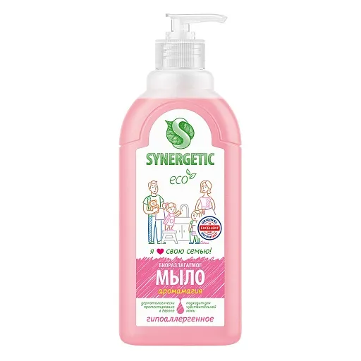 Жидкое мыло Synergetic Аромамагия для рук и тела 500 мл