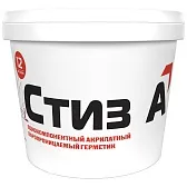 Герметик акриловый паропроницаемый наружный Стиз А Марка 12 белый 3 кг