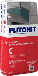 Клей для плитки, керамогранита и камня Plitonit C 25 кг Клей для плитки, керамогранита и камня Plitonit C 25 кг