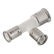 Тройник Henco (11PKW-262020) 26(пресс) х 20(пресс) х 20(пресс) PVDF белый Тройник Henco (11PKW-262020) 26(пресс) х 20(пресс) х 20(пресс) PVDF белый