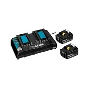 Аккумулятор Makita LXT 191L75-3 18В 5Ач Li-Ion 18В с зарядным устройством в комплекте (2 шт.) Аккумулятор Makita LXT 191L75-3 18В 5Ач Li-Ion 18В с зарядным устройством в комплекте (2 шт.)
