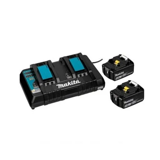 Аккумулятор Makita LXT 191L75-3 18В 5Ач Li-Ion 18В с зарядным устройством в комплекте (2 шт.) Аккумулятор Makita LXT 191L75-3 18В 5Ач Li-Ion 18В с зарядным устройством в комплекте (2 шт.)