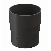 Муфта водосточной трубы Docke Premium пластиковая d85 мм графитовый серый RAL 7024 Муфта водосточной трубы Docke Premium пластиковая d85 мм графитовый серый RAL 7024