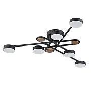 Люстра светодиодная потолочная Arte Lamp Taygeta 42 Вт 3000-6400КК 10 кв.м (A2455PL-6BK) Люстра светодиодная потолочная Arte Lamp Taygeta 42 Вт 3000-6400КК 10 кв.м (A2455PL-6BK)