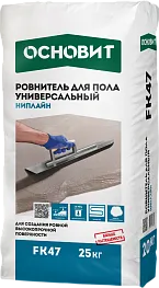 Ровнитель (стяжка пола) Основит FK47 Ниплайн универсальный 25 кг Ровнитель (стяжка пола) Основит FK47 Ниплайн универсальный 25 кг