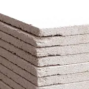 Гипсостружечная плита ГСП 3000x1250x10 мм с фальцевой кромкой Гипсостружечная плита ГСП 3000x1250x10 мм с фальцевой кромкой